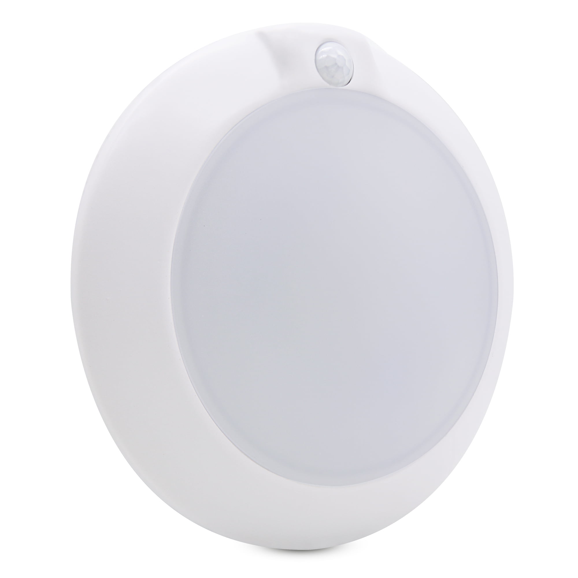 LED Motion Sensor Flush Mount Ceiling Lighting Fixture, 6 inch 120V LED Closet Motion Sensor Light, 5000K Daylight White Round Lighting Fixture for Stairs Closet Rooms Porches Basements Hallways