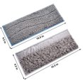 thumbnail image 3 of Inteprter Almohadillas para fregar Hotel Office Tile Mops Head Reutilizable Paño de limpieza de manchas Repuestos Accesorios Reemplazo para M6 Suministros de limpieza para el hogar Mojado Inteprter HA067008-01, 3 of 6
