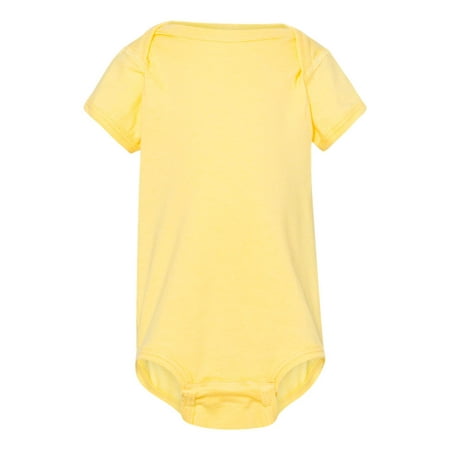 

Rabbit Skins - Infant Fine Jersey Bodysuit - 4424 - Butter - Size: NB