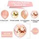 thumbnail image 2 of Globo de confeti de oro rosa, 40 piezas de 12 pulgadas de látex para fiestas, bautizos, baby showers, despedidas de soltera, decoraciones de cumpleaños, 2 of 5