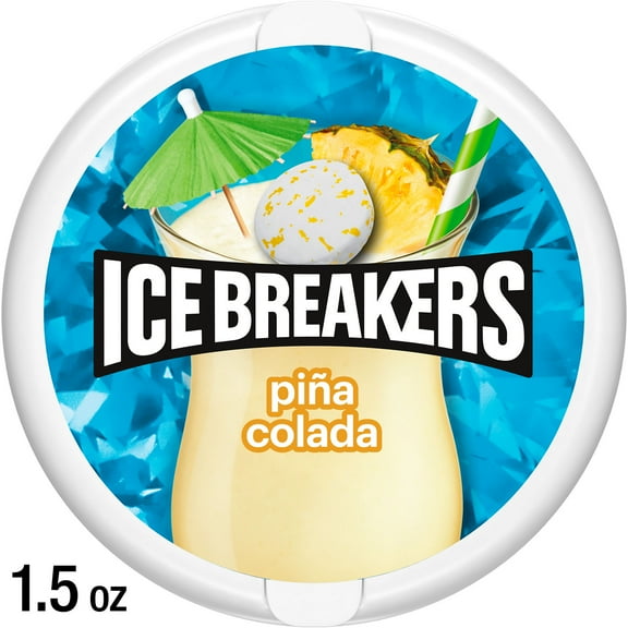 Ice Breakers Pina Colada Sugar Free Mints, Tin 1.5 oz
