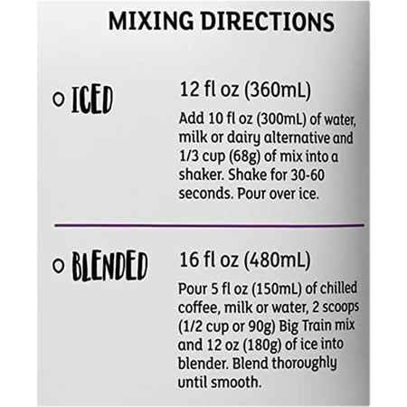 BIG TRAIN DRAGONFLY TARO BLENDED CRèME BEVERAGE MIX, 3.5 LB