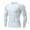 White, variant on Mens Golf Shirts Tight Fitting Fitness Sports Running Training Long Sleeved Mens Spring Shirt,White,2XL