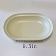 thumbnail image 2 of Solid Color Dining Plate Oval Deep Plate Home Breakfast Plate Salad Plate Dessert Plate Restaurant Ceramic Plate Simplicity, 2 of 5
