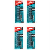 Makita E-01703 T-02369 8pc 1/4 in Impact Socket Set (4-Pack)