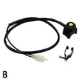 thumbnail image 1 of Interruptor de parada de emergencia universal para motocicleta, botón pulsador, bocina de arranque, motocross, A FR B0B0, 1 of 7