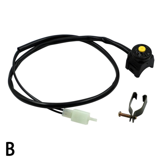 Interruptor de parada de emergencia universal para motocicleta, botón pulsador, bocina de arranque, motocross, A FR B0B0