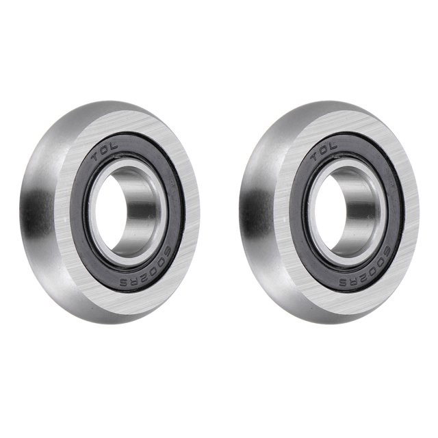 Rodamientos de bolas 15mm Interior Diámetro 40mm OD 9mm Grosor Doble Sellado Cromo Acero Esférica Superficie 2uds Unique Bargains rodamientos rígidos de bolas