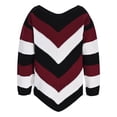 thumbnail image 5 of Kilaqueen Sweaters for Women Fashion Print Long Sleeve Crew Neck Knit Pullover Tops Casual Trendy Comfy Sweater, 5 of 7
