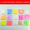 thumbnail image 2 of 10G Fluorescent Sand Glow in The Dark Luminous Gravel Pigment Color Neon Paints Grain Photoluminescent Light Powder Particles for DIY Decor Craft, 2 of 8