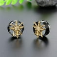 thumbnail image 2 of GFDYREE 1 Pair Gift Packing Steel Double Flared Ear Gauges Tunnels for Ears Piercing Body Plugs., 2 of 6