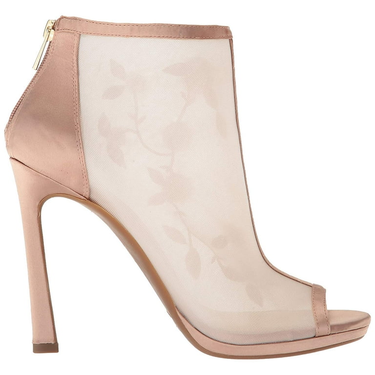 Jessica Simpson Womens Pedell Fabric Peep Toe Ankle Fashion Boots
