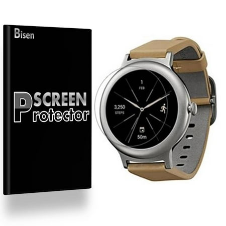 LG Watch Style [4-Pack BISEN] Ultra Clear Screen Protector, Anti-Scratch, Anti-Shock