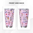thumbnail image 3 of KLL Christmas Unicorns Print 40oz Stainless Steel Insulated Car Cup with Spillproof Lid - Keep Your Drink Hot or Cold on the Go-Straw Three-piece Set, 3 of 8