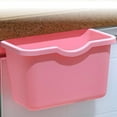 thumbnail image 3 of FONDOTIN Hanging Trash Bin Pink Plastic Garbage Container 1Pack 8.3X5.3X4.9In, 3 of 8