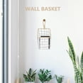 thumbnail image 6 of Wall Hanging Magazine Rack Iron Wire Holder for Storage Use Multi Color 7.87x11.81x2.95 Inches, 6 of 6