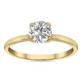 thumbnail image 3 of SZUL Women's Lab Grown 3/4 Carat Diamond Solitaire Ring in 14K Yellow Gold (F-G Color, VVS1-VVS2 Clarity), 3 of 7