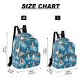 thumbnail image 3 of Swimmer Fish Sea Travel Laptop Backpack Casual Daypack Lightweight Bookbag Compartment for Business, 3 of 7