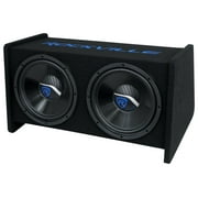 Rockville RV1212P Dual 12 1200w Car Audio Subwoofers in Vented Sub Enclosure Box