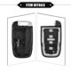 thumbnail image 5 of Carcasa para llave remota de entrada sin llave de 4 botones, compatible con Hyundai Sonata Elantra Sedan Veloster, carcasa negra duradera para llave con hoja sin chip, 5 of 7