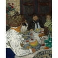 thumbnail image 2 of Édouard Vuillard 20x24 Gold Ornate Framed and Double Matted Museum Art Print Titled - The&nbsp;Luncheon (ca.&nbsp;1895), 2 of 4