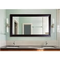 thumbnail image 1 of Rayne Mirrors American Made Extra Large 39.25 x 78.25-inch Espresso Leather Vanity Wall Mirror - Espresso, 1 of 5
