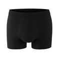 thumbnail image 5 of PROTECHDRY - Washable & Reusable Urinary Incontinence Cotton Boxer Underwear for Men (approx 3,5" leg), Built In Absorbent Area (non removable), Black, Large, 5 of 8