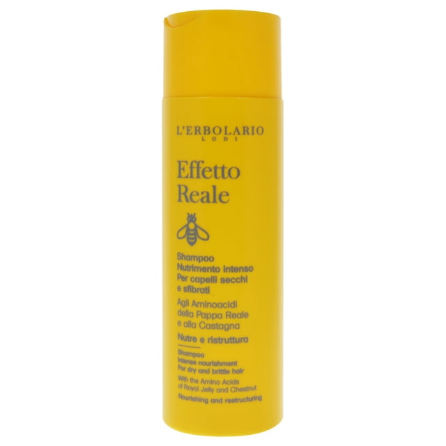 Effetto Reale Intense Nourishment Shampoo by LErbolario for Unisex - 6.7 oz Shampoo