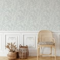 thumbnail image 3 of Tempaper Grassroots Cornflower Blue Peel and Stick Wallpaper, 20.5" x 16.5', 3 of 8