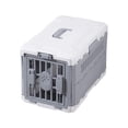 thumbnail image 2 of HOARBOEG Foldable Pet Carrier Crate Portable Collapsible Cat Dog Travel Kennel Airline Cargo Car Outdoor Cage Gray, 2 of 6