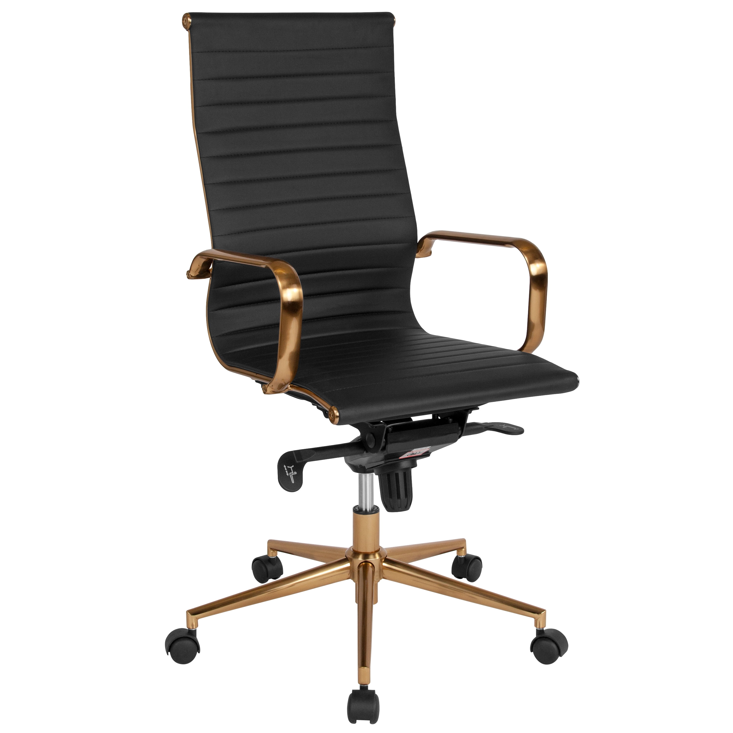 Flash Furniture High Back Ribbed Upholstered Leather Executive Flash Furniture High Back Ribbed Upholstered Leather Executive Office Chair Com