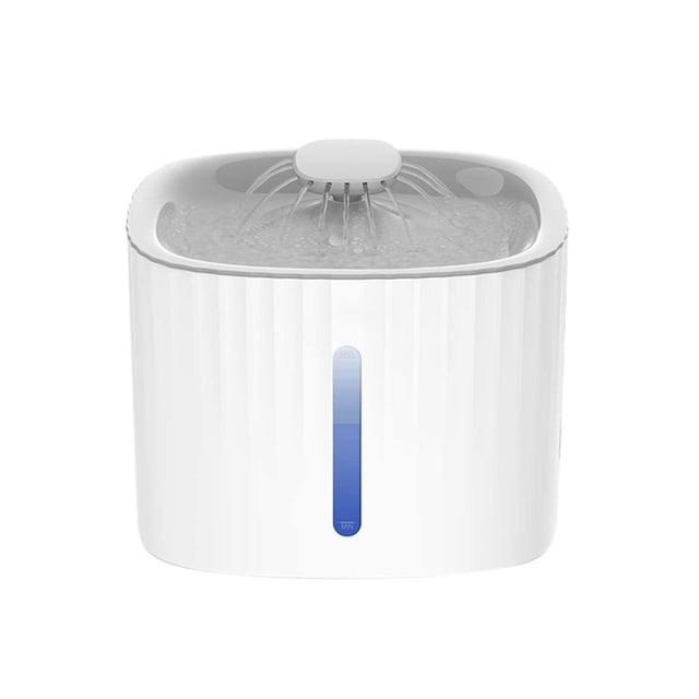 Dispensador de agua automático para mascotas 3L LED Pantalla de nivel de agua Dispensador d Tomshoo PÁGINAS