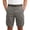137#Gray, variant on Mens Cargo Shorts 7 Inch Inseam Elastic Waist Stretch Work Shorts Relaxed Fit Hiking Chino Short Multi Pockets