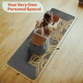 thumbnail image 5 of RAD Sportz Sweat Absorbent Grippy Suede Hot Yoga Mat with Strap, Black, 5 of 6