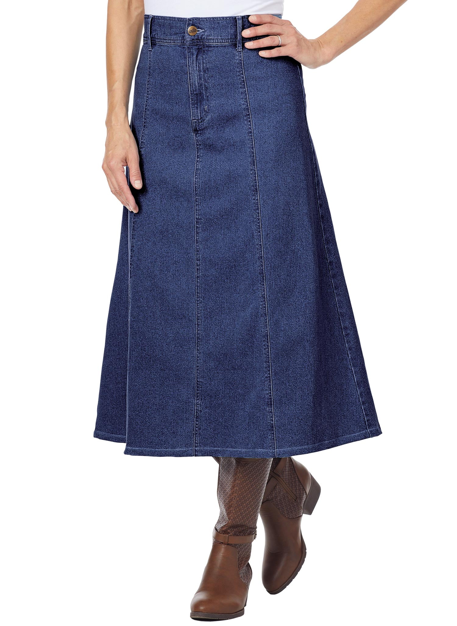 navy blue petite maxi skirt