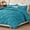 Teal, variant on SoComfy by Bedelite Boho Pintuck Comforter Set, Soft Lightweight All-Season Bedding, Queen