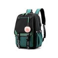 thumbnail image 2 of Guardurnaity para portátil con patrón impreso, escolar con correas de cojín de aire, antirrobo, diseño de Lichee, bolsa de adorno colgante Mochilas Verde Guardurnaity AP012989-02, 2 of 6