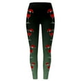 thumbnail image 3 of Christmas Leggings for Women 2025 Casual Festive Graphic High Waisted Yoga Pants Holiday Tights, 3 of 5