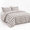 Brown Plaid-Queen, variant on Linen Queen Size 4-Piece Pure Linen Bed Sheet Set for Hot Sleepers