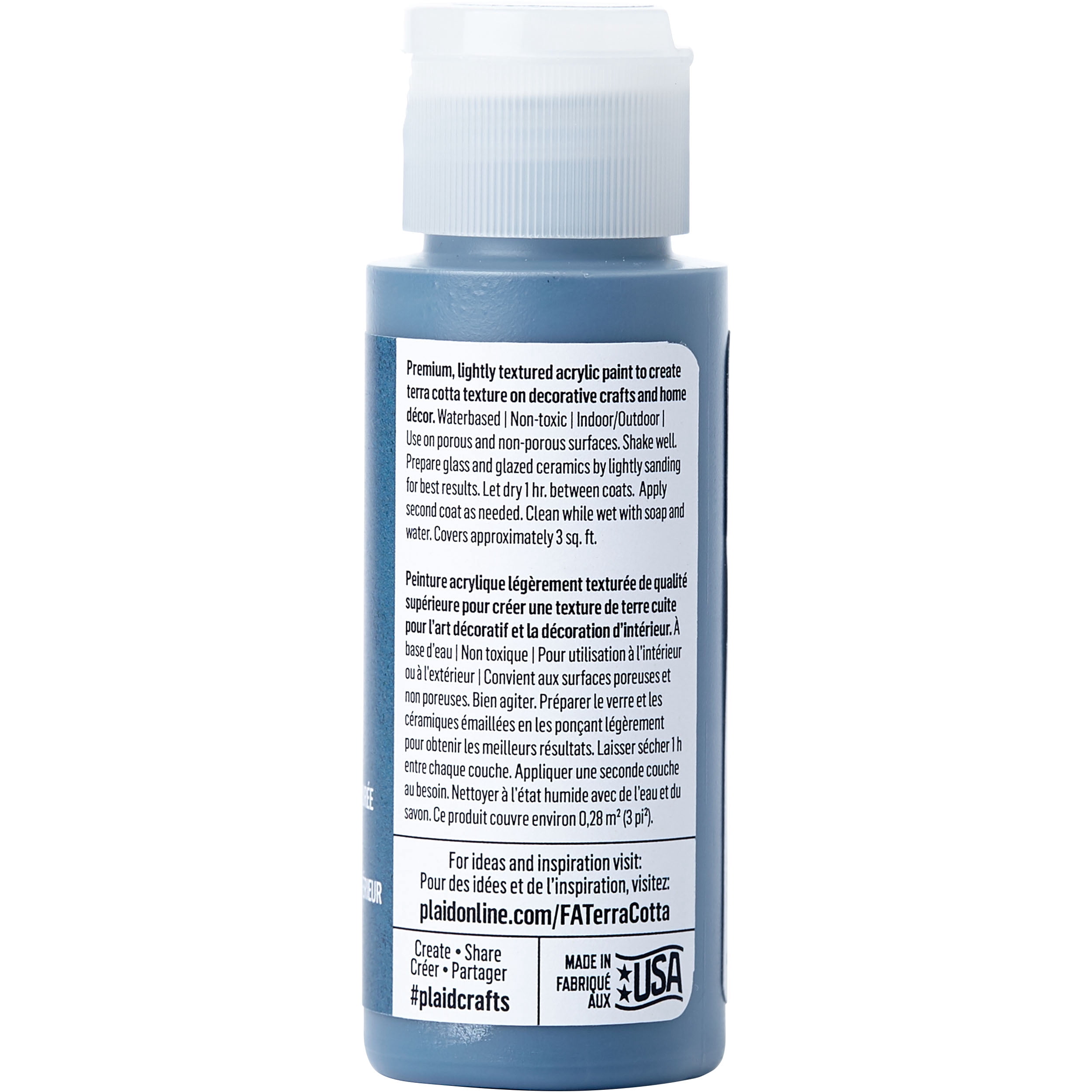 FolkArt Terra Cotta Lightly Textured Acrylic Paint, 12 Pack
