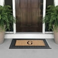 thumbnail image 4 of A1 Home Collections Paisley Rubber and Coir Outdoor Doormat, Non-Slip Backing, Black/Beige 23 x 38, 4 of 7