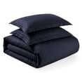 thumbnail image 2 of Superior 3-Piece Hanlons Hanlon Cotton-Blend Reversible Solid Duvet CoverSet, 2 of 4