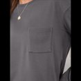 thumbnail image 4 of Tops de Larga para Mujer, Holgados, Bonitos, Gruesos, para Otoño e Invierno, Ropa de Crucero A Gris XXL, 4 of 9