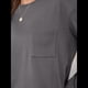 thumbnail image 4 of Tops de Larga para Mujer, Holgados, Bonitos, Gruesos, para Otoño e Invierno, Ropa de Crucero A Gris L, 4 of 9