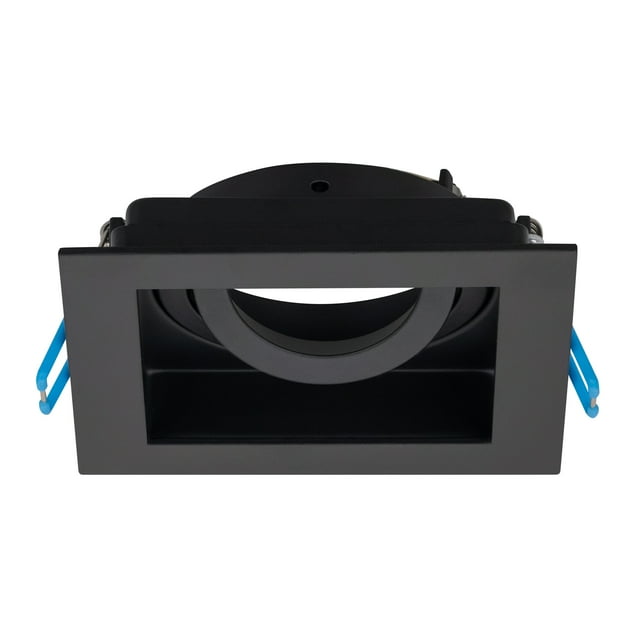 Estevez Luminario Empotrable CARDAN Negro 1 Luz para Techo con Portalámparas GX5.3 MR16 IP20