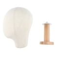 thumbnail image 2 of TISHITA 21 inch Hair s Extension Making Hats Caps Display Canvas Cover Mannequin Head, 2 of 8