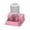 Pink, variant on Automatic Reptile Water Feeder Water Dish Drinking Tool Easy Clean Plastic for Geckos and Tortoises