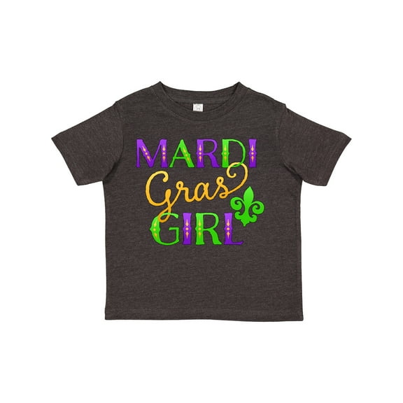 Inktastic Mardi Gras Girl Girls Toddler T-Shirt