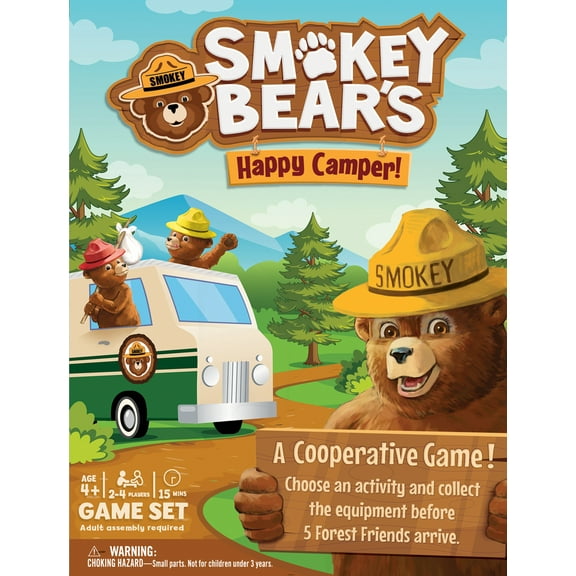 MasterPieces Kids Games - Smokey Bear Happy Camper Matching Game