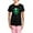 With Pink Camo Pant, variant on CafePress - Cute Green 6 Armed Alien Wit Women's Dark Pajamas - Women's Short Sleeve Print T-Shirt and Pants Dark Cotton Pajama Set